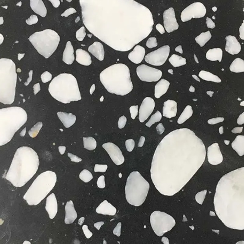 Black Terrazzo Slab Tiles For Kitchen Countertop Black Terrazzo Slab Tiles For Kitchen Countertop