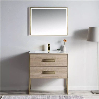 Samostatne stojaca kúpeľňová skrinka z nehrdzavejúcej ocele