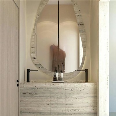 Taliansky ryžový biely jaskynný kameň